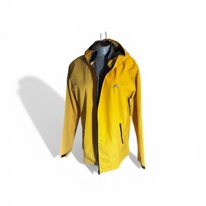 Men's Bright Yellow Raincoat by Adidas